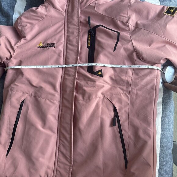Moerden Pink Black Fleece Lined Unco & Boror Vator 189 Waterproof Jacket Size S - Picture 10 of 10